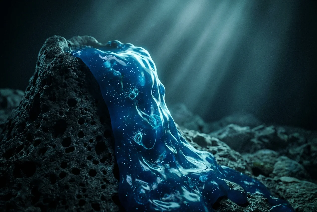 Gosma Azul Misteriosa no Pacífico: Descoberta pode Revelar Segredos da Origem da Vida na Terra