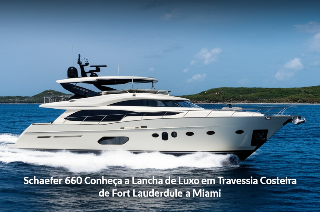 Schaefer 660: Conheça a Lancha de Luxo em Travessia Costeira de Fort Lauderdale a Miami