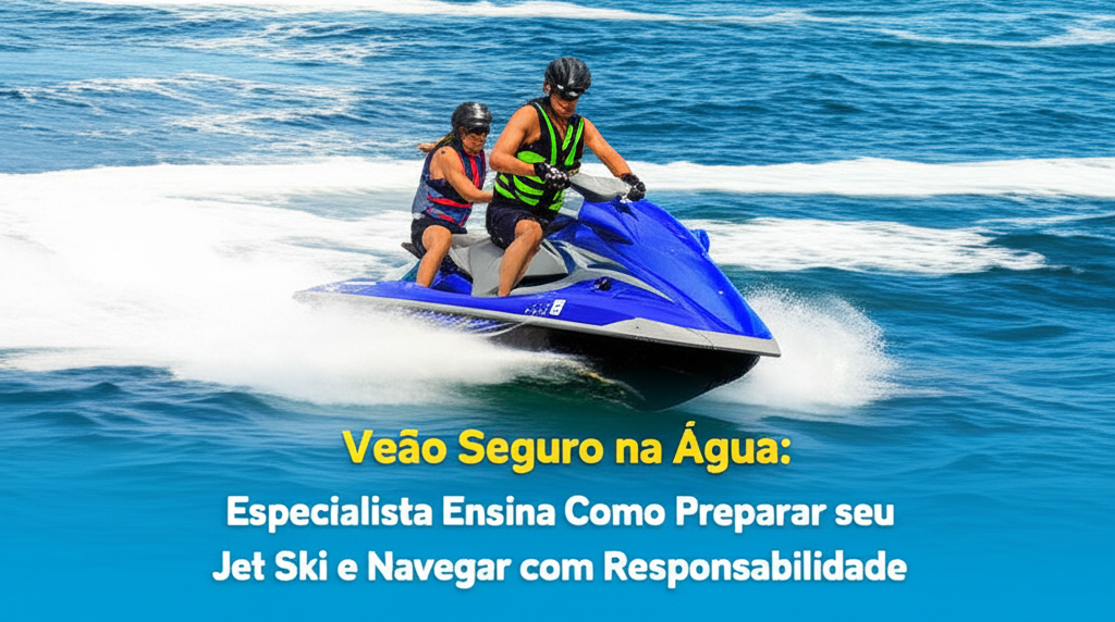 Verão Seguro na Água: Especialista Ensina Como Preparar seu Jet Ski e Navegar com Responsabilidade