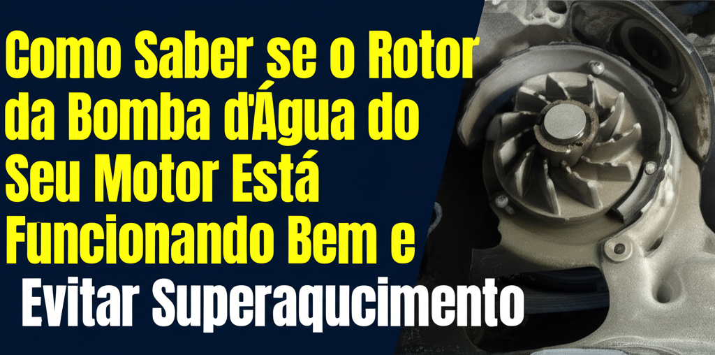 Como Saber se o Rotor da Bomba d’Água do Seu Motor Está Funcionando Bem e Evitar Superaquecimento