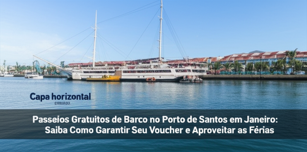 Passeios Gratuitos de Barco no Porto de Santos em Janeiro: Saiba Como Garantir Seu Voucher e Aproveitar as Férias