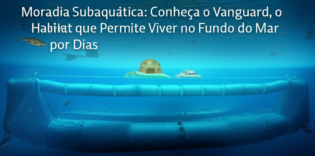 Moradia Subaquática: Conheça o Vanguard, o Habitat que Permite Viver no Fundo do Mar por Dias