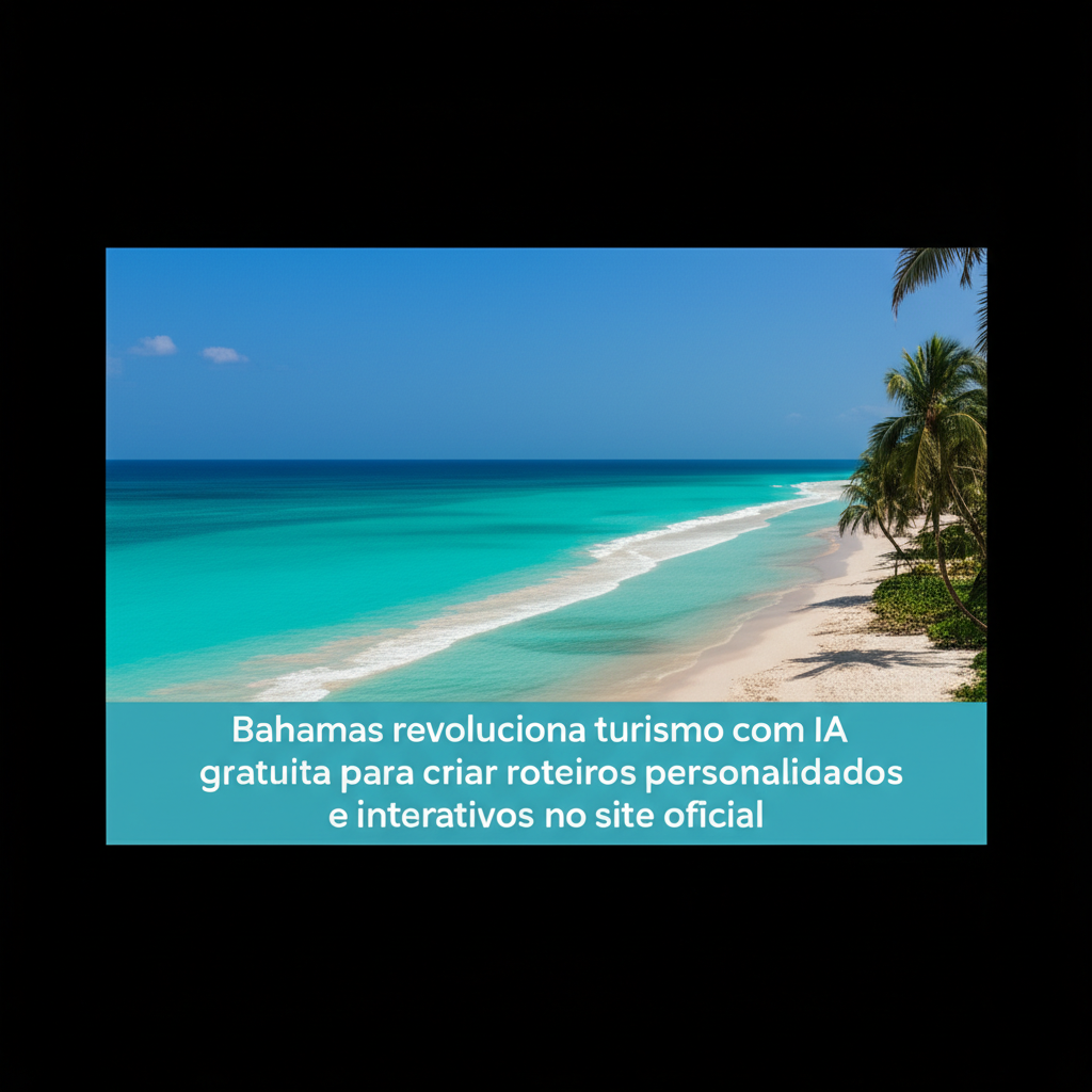 Bahamas revoluciona turismo com IA gratuita para criar roteiros personalizados e interativos no site oficial