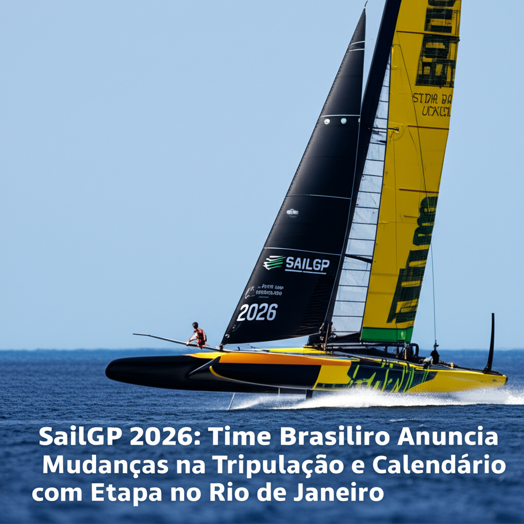 SailGP 2026: Time Brasileiro Anuncia Mudanças na Tripulação e Calendário com Etapa no Rio de Janeiro