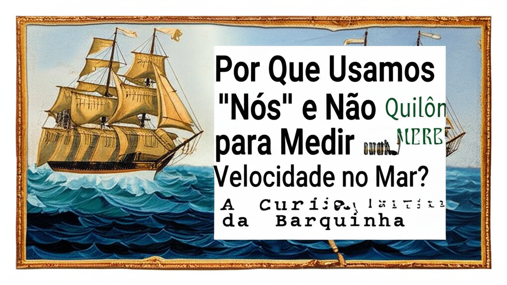 Por Que Usamos “Nós” e Não Quilômetros para Medir Velocidade no Mar? A Curiosa História da “Barquinha”