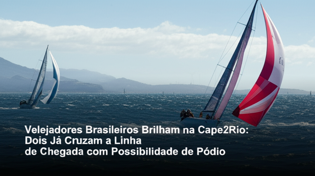 Velejadores Brasileiros Brilham na Cape2Rio: Dois Já Cruzam a Linha de Chegada com Possibilidade de Pódio