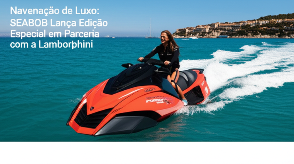 Navegação de Luxo: SEABOB Lança Edição Especial em Parceria com a Lamborghini