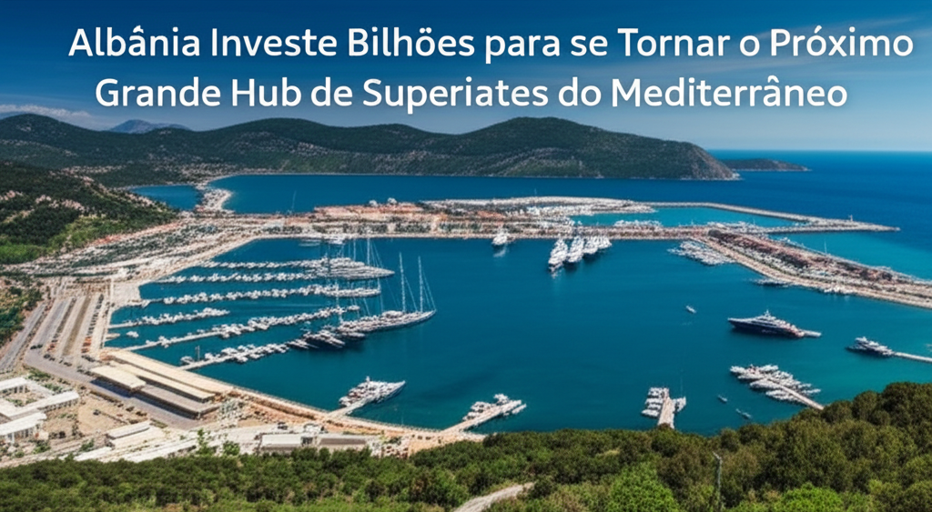 Albânia Investe Bilhões para se Tornar o Próximo Grande Hub de Superiates do Mediterrâneo