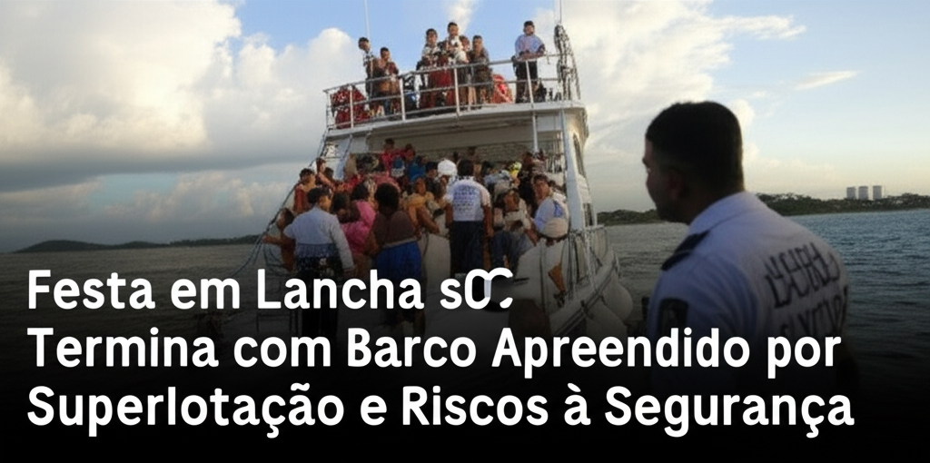 Festa em Lancha em SC Termina com Barco Apreendido por Superlotação e Riscos à Segurança