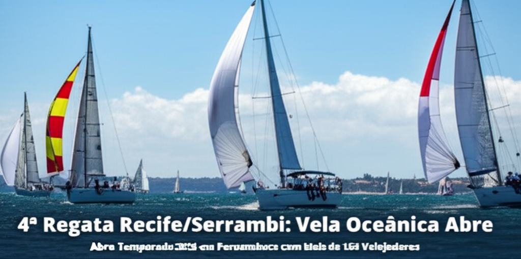 4ª Regata Recife/Serrambi: Vela Oceânica Abre Temporada 2026 em Pernambuco com Mais de 150 Velejadores