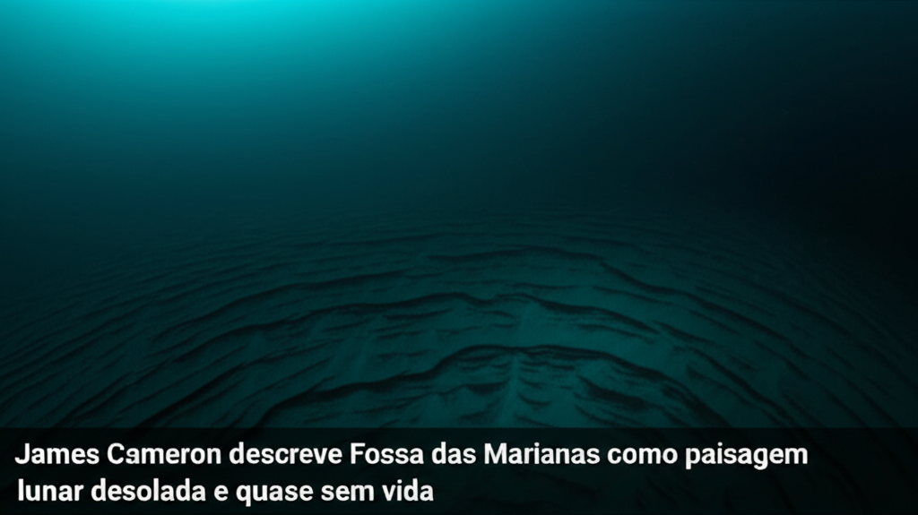 James Cameron descreve Fossa das Marianas como paisagem lunar desolada e quase sem vida