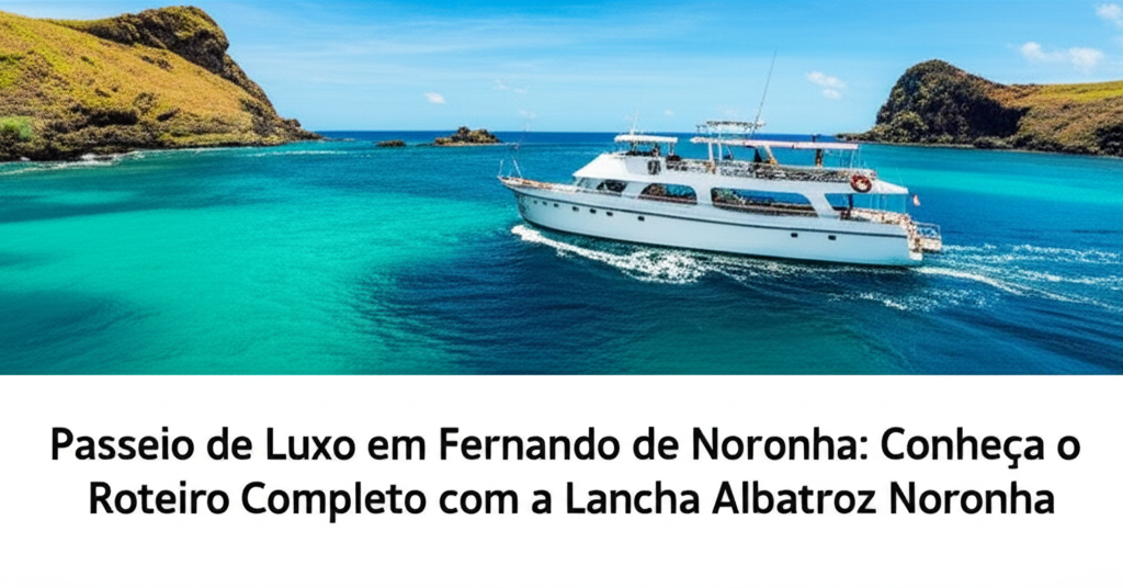 Passeio de Luxo em Fernando de Noronha: Conheça o Roteiro Completo com a Lancha Albatroz Noronha