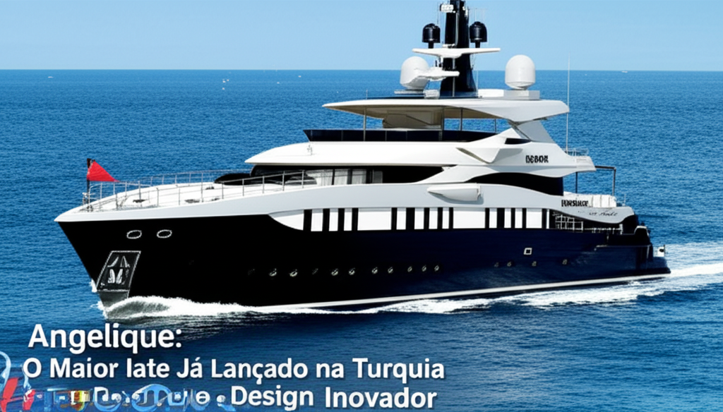 Angelique: O Maior Iate Já Lançado na Turquia Deslumbra com Luxo e Design Inovador